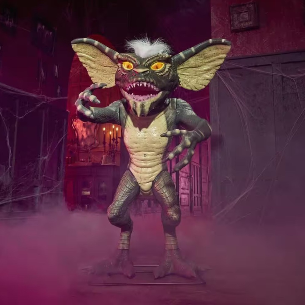 Halloween Animated Gremlin stripe 3.5 Feet Tall. Brand New. In Unopened Box. - Picture 2 of 7